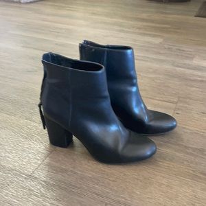 Black ankle boots
